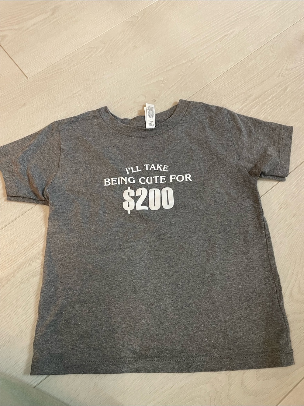 Jeopardy Graphic Tee - "I'll Take Being Cute For $200"